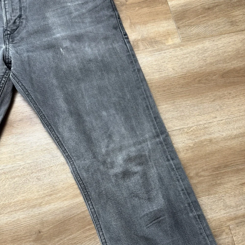 Diesel Krayver‎ Jeans Men 31x32 Gray Slim Carrot Stretch Charcoal Faded 0666Q